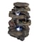 Pure Garden 3-Tier LED Waterfall Fountain, Brown 50-0006 - alternate 5